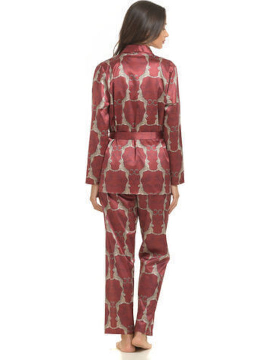 Miss Rosy Set Pijamale Dama Satin