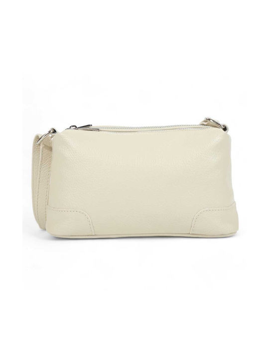 Passaggio Leather Leather Women's Bag Shoulder Beige