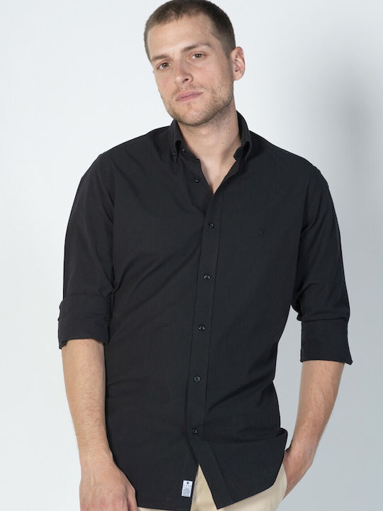 Dors Men's Shirt Cotton Black