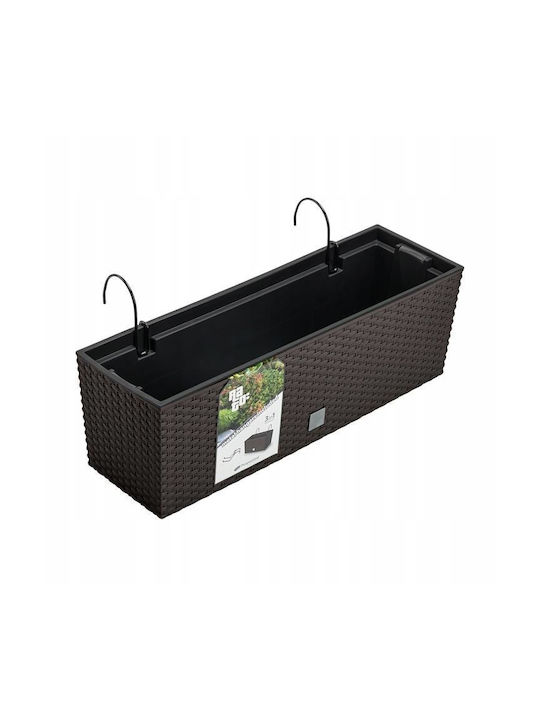 Prosperplast Ghiveci Plastic Maro 58x18x19.5cm.
