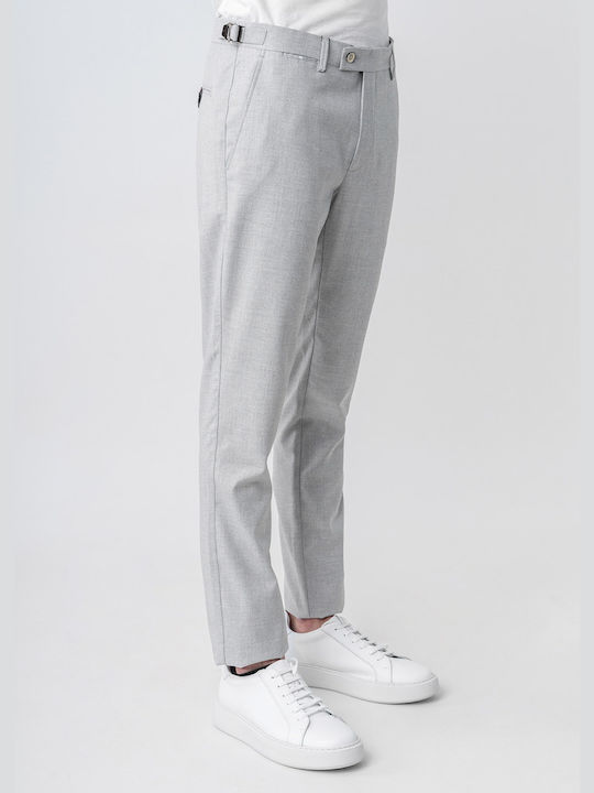 Monte Napoleone Men's Trousers Chino Grey