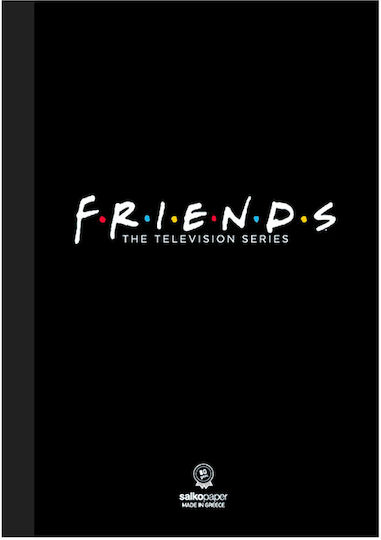 Salko Paper Τετράδιο Ριγέ 64 Φύλλων 3 Θεμάτων Friends