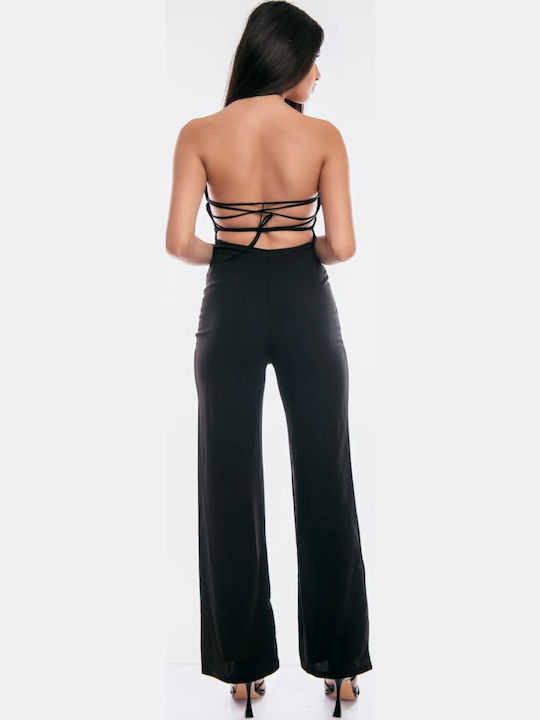Γυναικεία Strapless Ολόσωμη Φόρμα Μαύρο