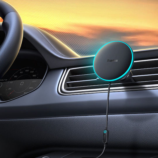 Baseus CW01 & Car Charger Βάση Κινητού Αυτοκινήτου με Μαγνήτη MagSafe Μαύρη
