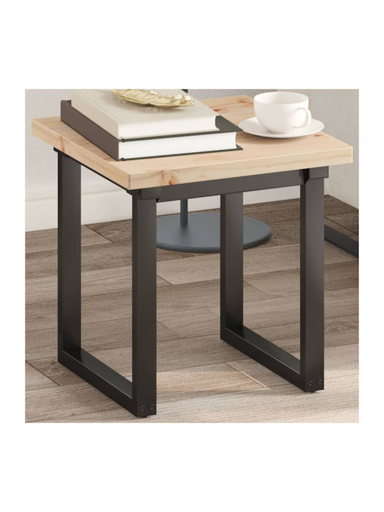 vidaXL Square Table Surface made of Solid Wood Brown 40x40x2.5cm 847423 1pcs