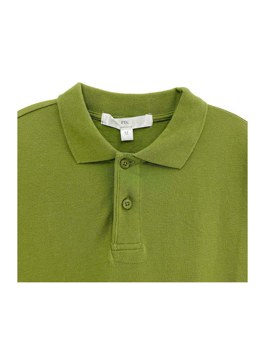 Polo Kurzarmbluse Olive