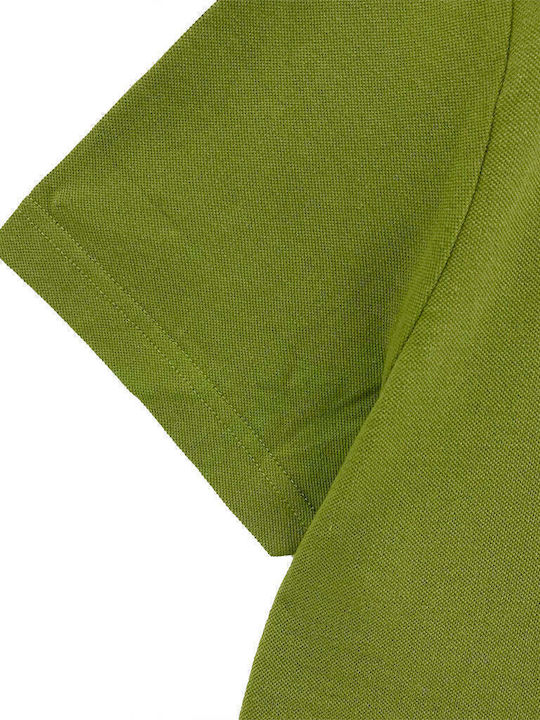 Polo Kurzarmbluse Olive