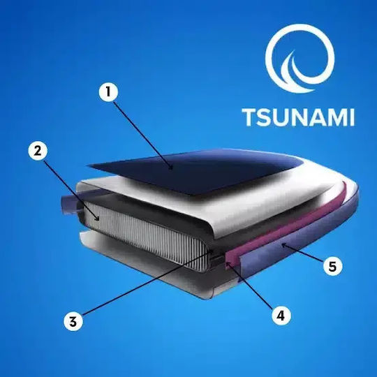 4FIZJO Tsunami Φουσκωτή Σανίδα SUP με Μήκος 3.5m Μπλε
