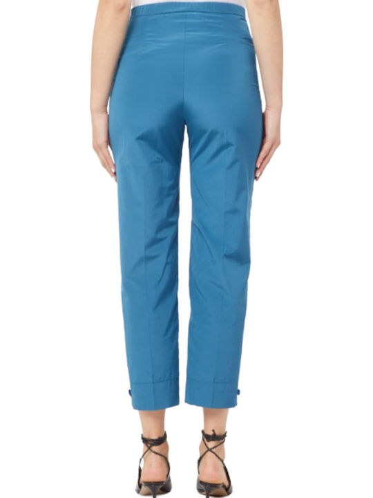 Women's Fabric Trousers Petrol