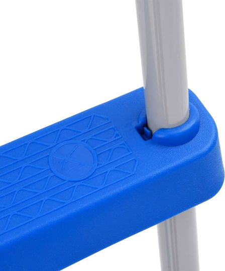 vidaXL Pool Ladder made of Plastic Blue