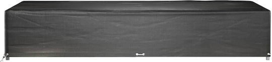 vidaXL Sofa Cover Black 325x205x60cm 2pcs