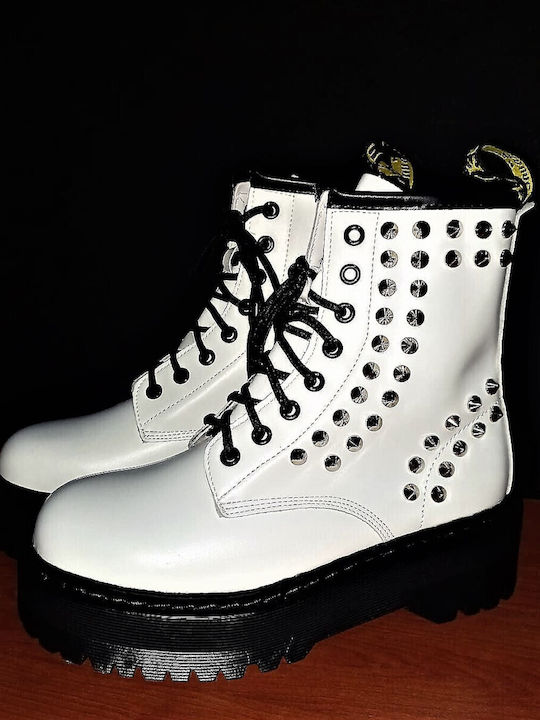 Woman's Fashion Women's Ankle Boots White