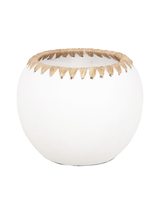 HomeMarkt Διακοσμητικό Βάζο Πήλινο Πορτοκαλί Φ22xΥ29cm