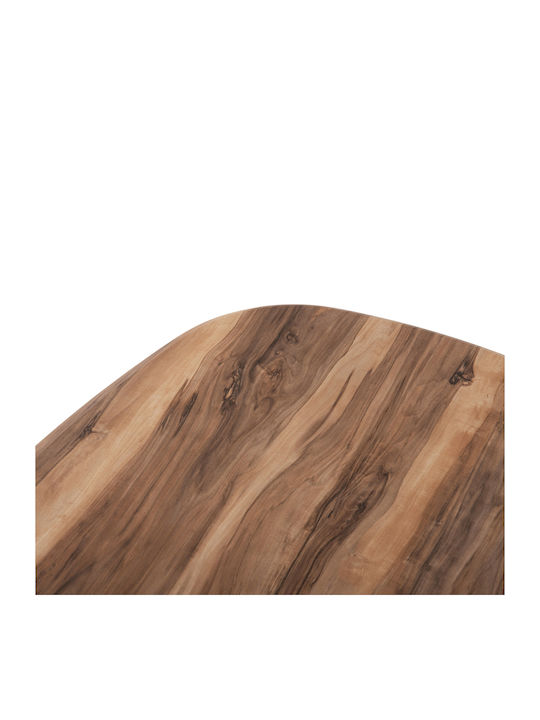 Freebox Oval Table Surface Werzalit Indian Shesman 146x94cm FB95916.10 1pcs