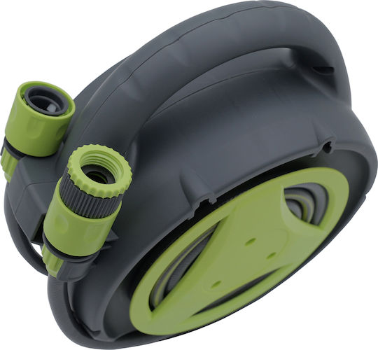 Uncle George Garden Hose Box with Hose 16m with Rewind Handle