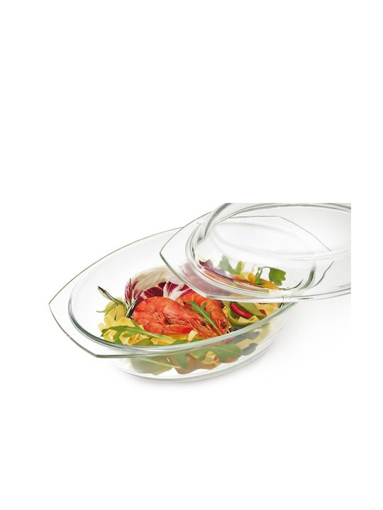 Simax Γάστρα Οβάλ Γυάλινη 24x12cm 2.4lt