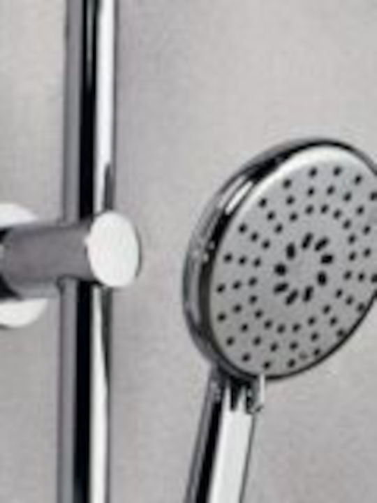 Tema Shower Column with Bronze Bathtub Mixer