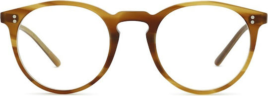 Men's Brown Acetate Prescription Eyeglass Frame OV5183 1011