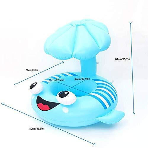 Swimtrainer Swim Trainer with Length 64cm and Blue Sunshade Swimtrainer