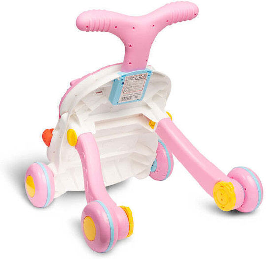 Caretero Baby Walker Ride On for 12++ Months Pink