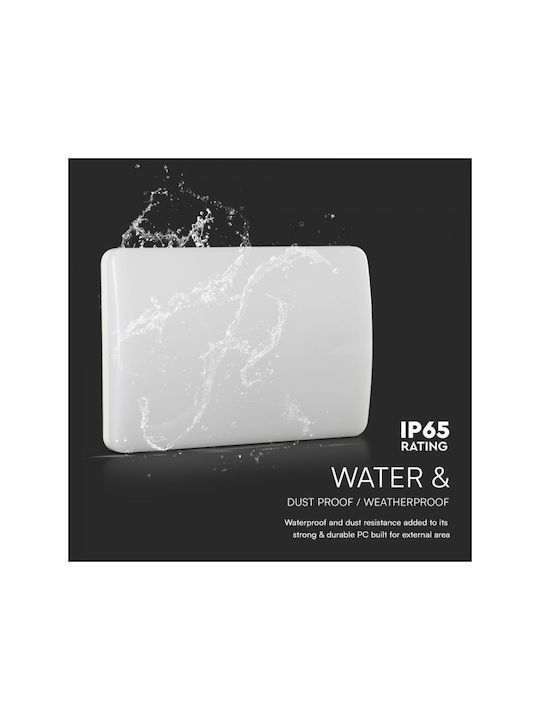 V-TAC Wall-Mounted Outdoor Light LED IP65 12W with Natural White Light