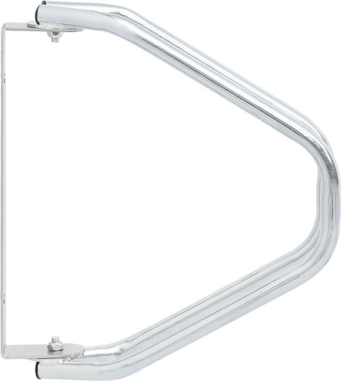 Bicycle Wall Mounts 2 Pieces Galvanized Steel 4008601 Silver