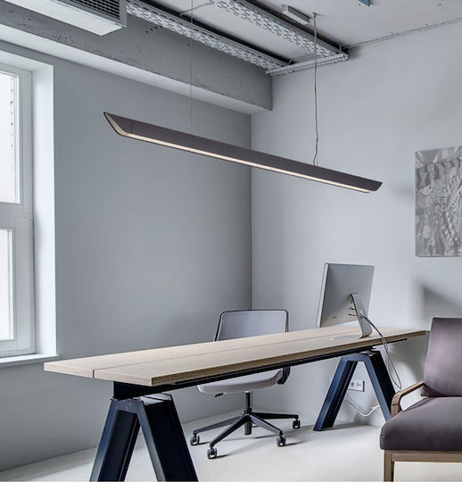 VK Lighting Commercial Linear LED Ceiling Light 36W Warm White IP20 Dimmable 138.2cm