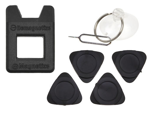 Geko Set 4 Schraubendreher-Bits Kreuz / Stern / Gerade / Torx