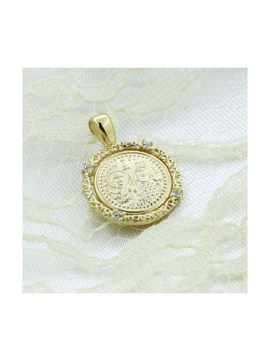 Pendant Kids Talisman Constantine from Gold 9K P-71425