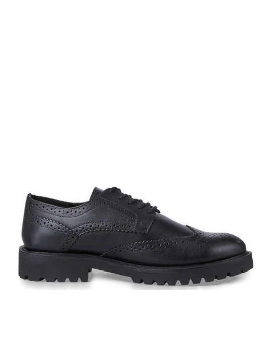 Men's Leather Oxfords Black