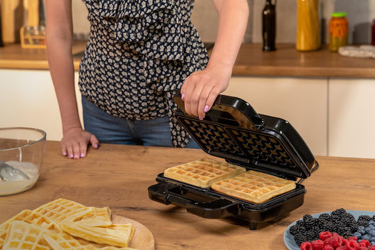Gotze & Jensen Gotze & Jensen Βαφλιέρα Für Quadratische Waffeln 1000W