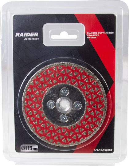 Raider Cutting Disc Construction Materials Hole Diameter 115mm with 25 Teeth 1pcs