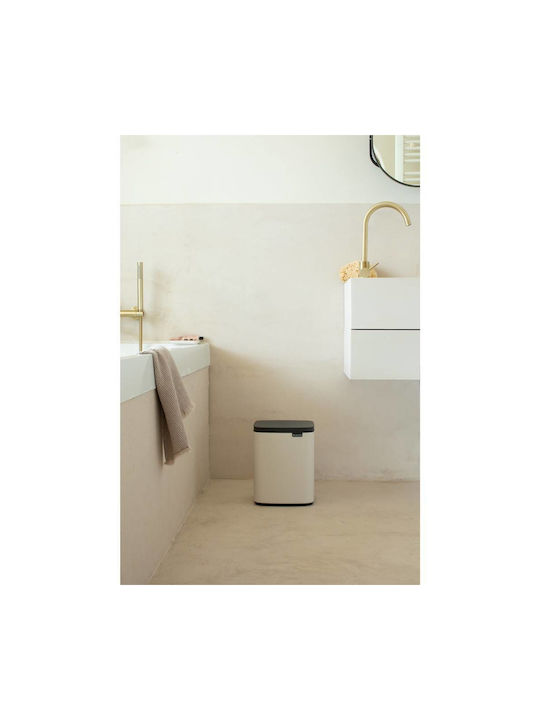 Brabantia Waste Bin Waste Plastic Beige 7lt 1pcs