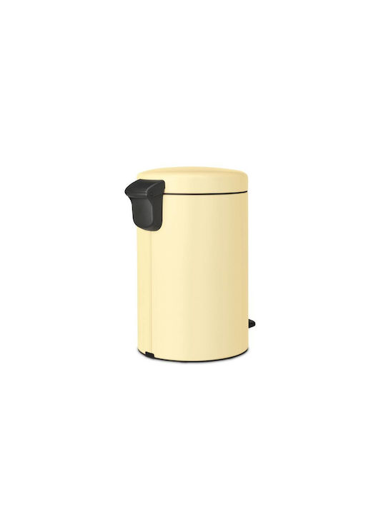 Brabantia Brabantia NewIcon Pedal Waste Bin Plastic with Pedal Yellow 12lt