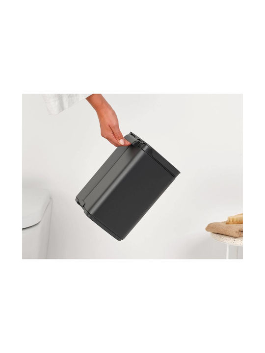 Brabantia Κάδος Απορριμμάτων Πλαστικός Γκρι 4lt