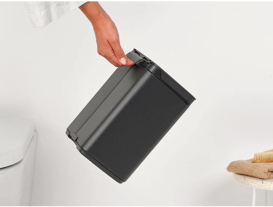 Brabantia Brabantia BO Mülleimer Kunststoff Push Grau 4lt