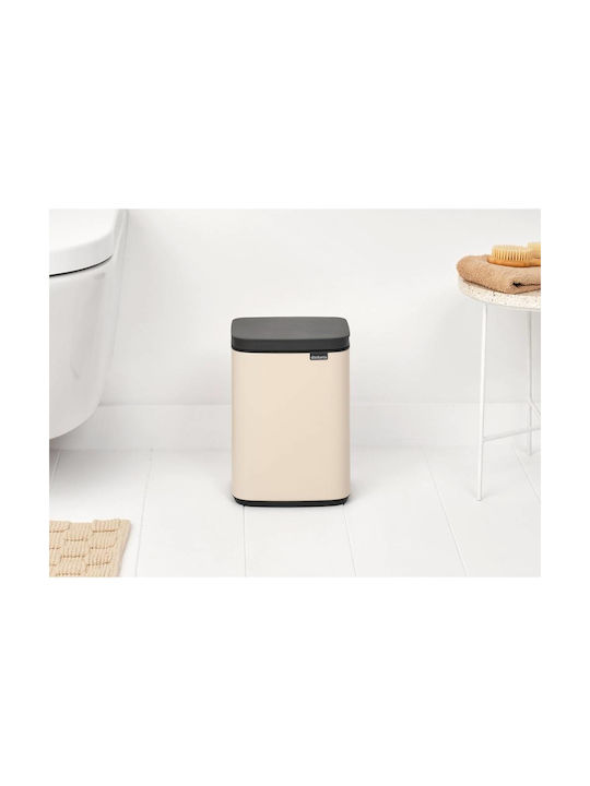 Brabantia Κάδος Απορριμμάτων Πλαστικός Μπεζ 4lt