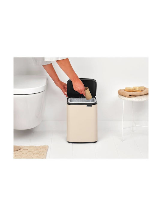 Brabantia Waste Bin Waste Plastic Beige 7lt 1pcs