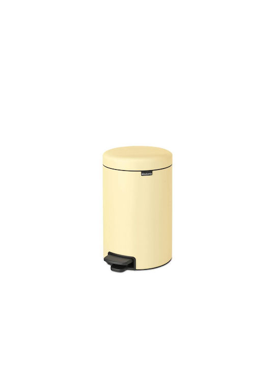 Brabantia Brabantia NewIcon Pedal Waste Bin Plastic with Pedal Yellow 12lt