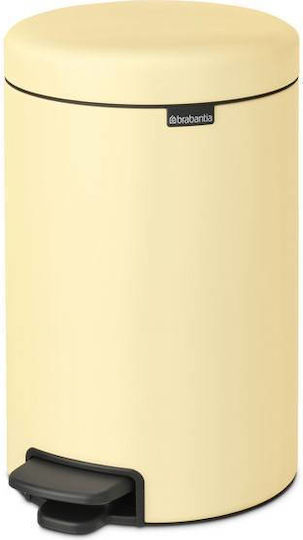 Brabantia Brabantia NewIcon Pedal Waste Bin Plastic with Pedal Yellow 12lt