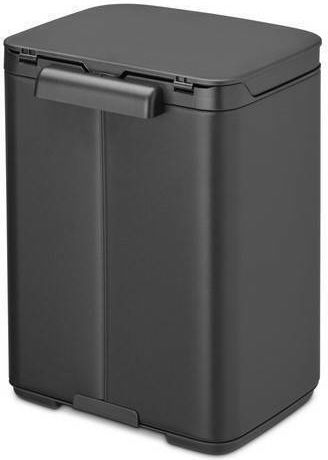 Brabantia Brabantia BO Mülleimer Kunststoff Push Grau 4lt