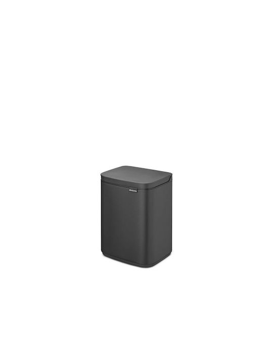 Brabantia Κάδος Απορριμμάτων Πλαστικός Γκρι 4lt