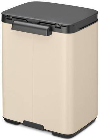 Brabantia Κάδος BO Trash Bin Απορριμμάτων Πλαστικός Μπεζ 4lt