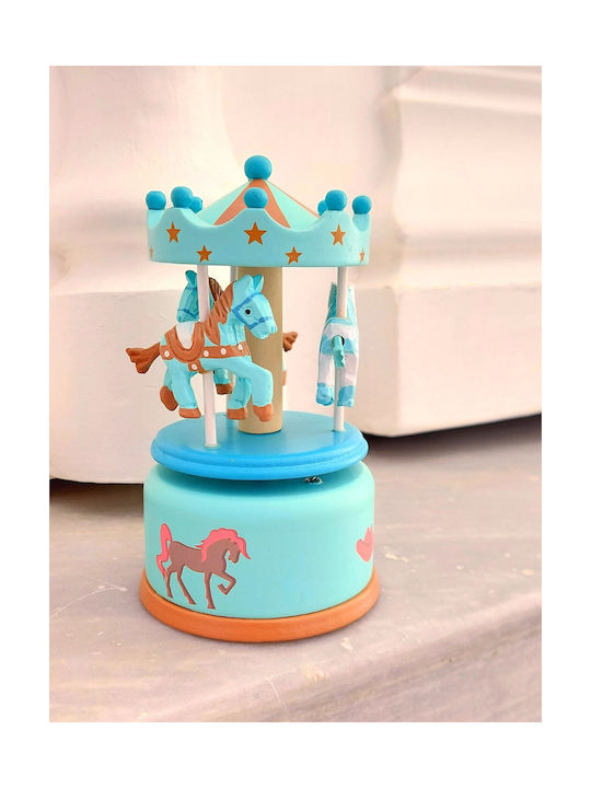 Wooden Carousel Handmade Musical