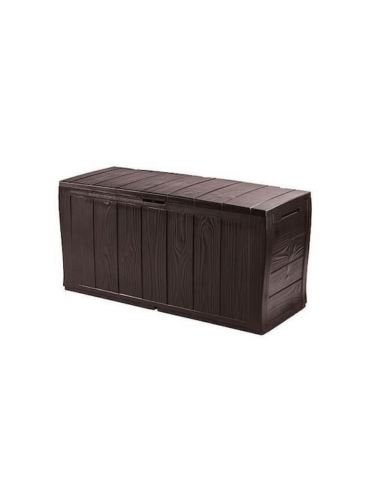 Strend Pro Cutie de depozitare pentru exterior din polipropilenă 270lt Maro L117xW45xH57.5buc