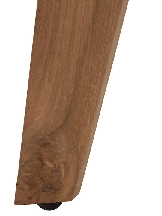 Tisch für kleine Außenbereiche Stabil LEO Massif Wood Teak 60x60x75cm