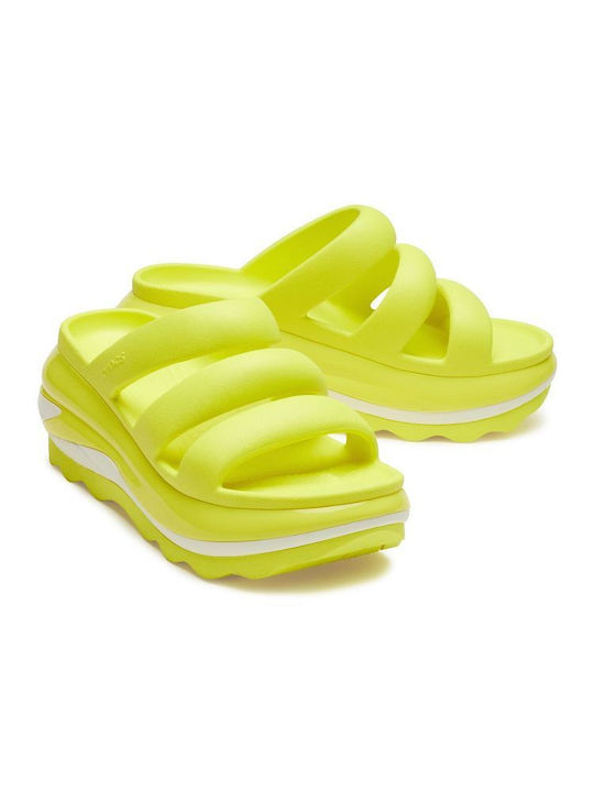 Crocs Mega Crush Women's Platform Shoes Yellow