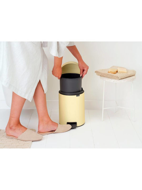 Brabantia Newicon Plastic Bathroom Basket 5lt Yellow