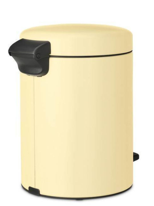 Brabantia Newicon Plastic Bathroom Basket 5lt Yellow