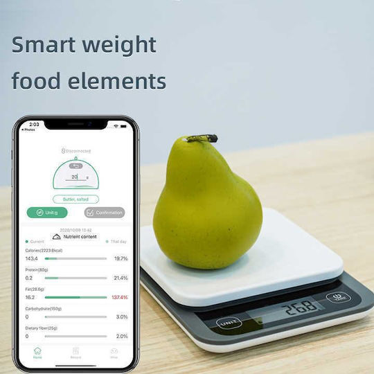 Aoke Digital Kitchen Scale White